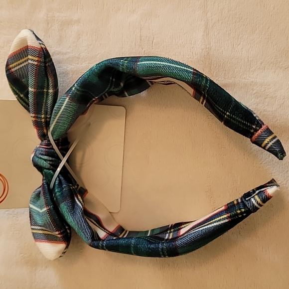 Plaid headband and bows - Picture 2 of 7